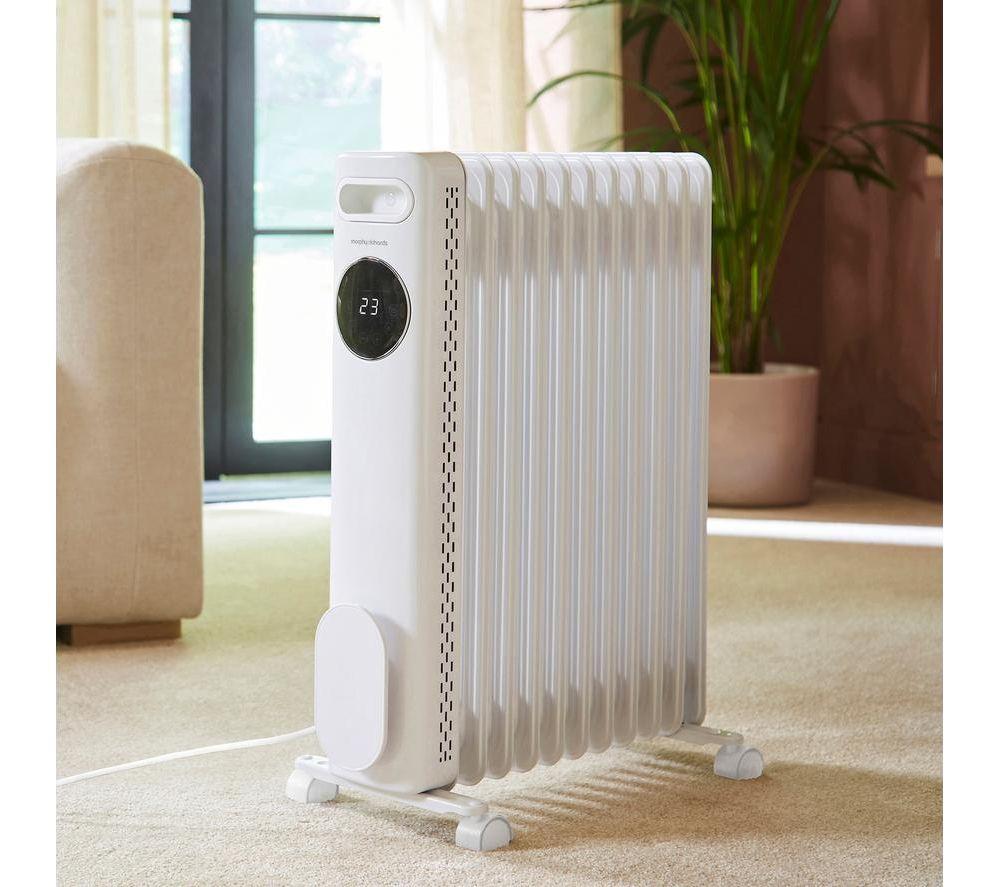 MORPHY RICHARDS HeatFlux 2.5 kw Portable Oil-Filled Radiator - White image number 5 of 12