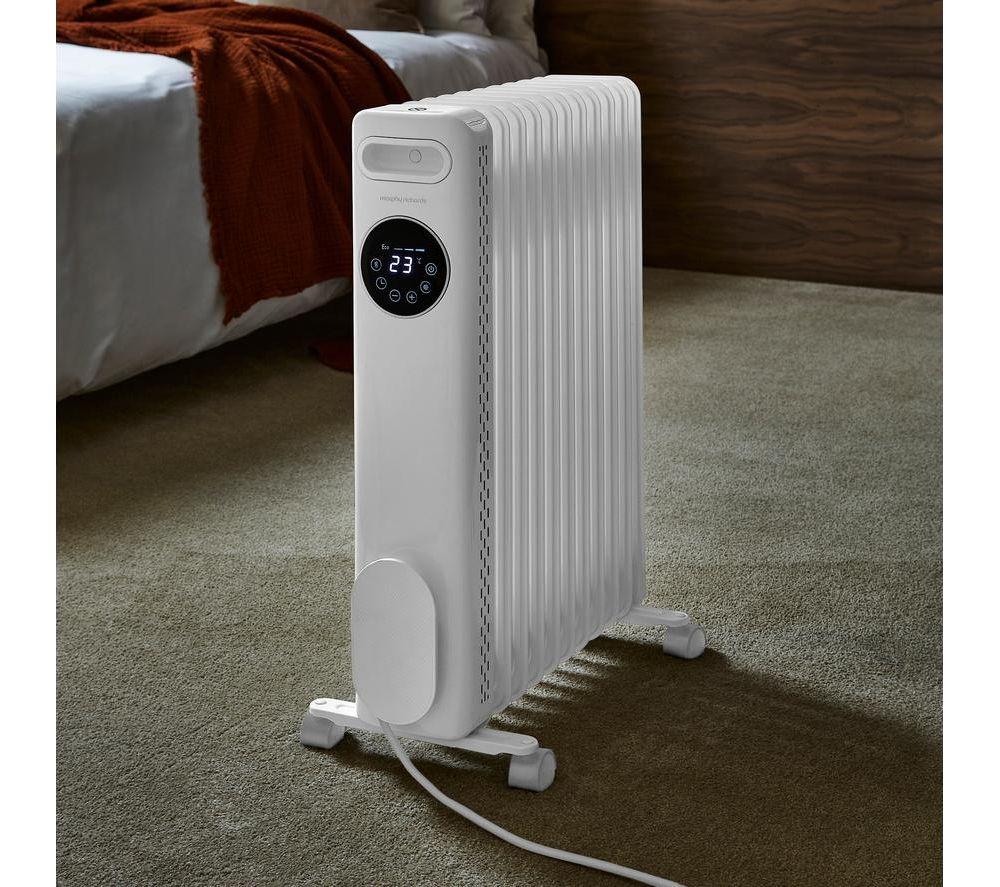 MORPHY RICHARDS HeatFlux 2.5 kw Portable Oil-Filled Radiator - White image number 6 of 12