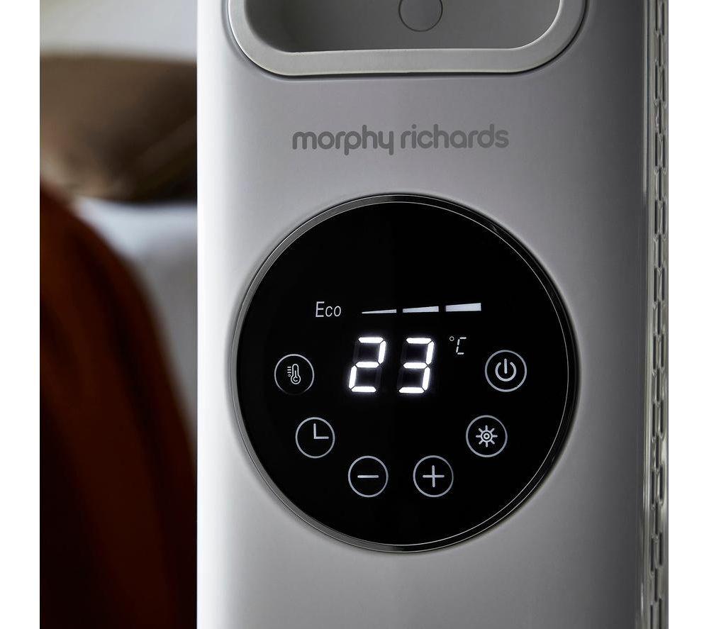 MORPHY RICHARDS HeatFlux 2.5 kw Portable Oil-Filled Radiator - White image number 10 of 12
