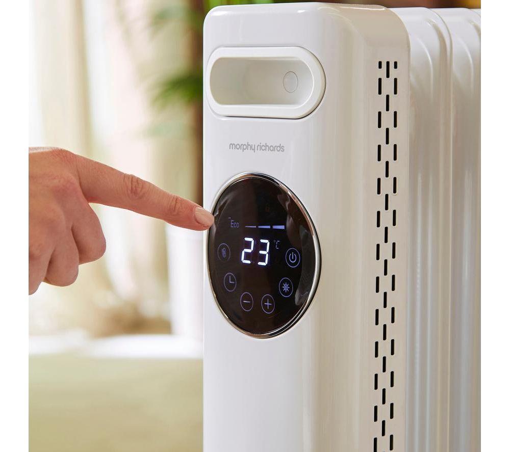 MORPHY RICHARDS HeatFlux 2.5 kw Portable Oil-Filled Radiator - White image number 12 of 12