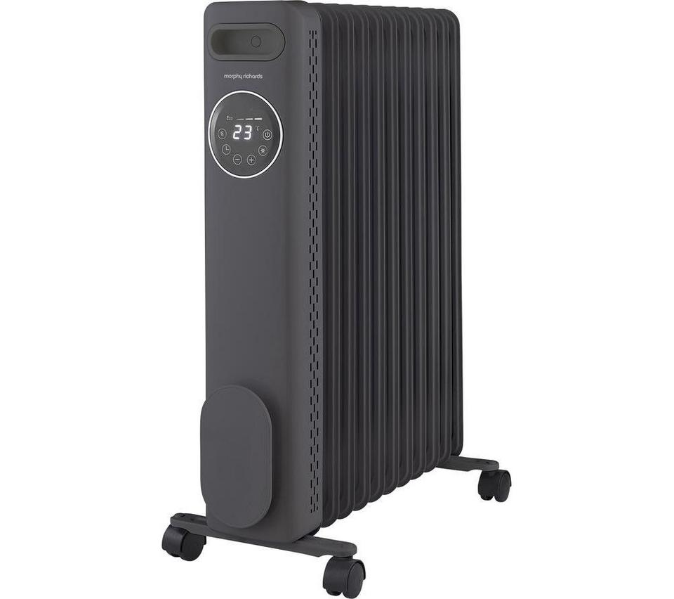 MORPHY RICHARDS HeatFlux 2.5kw Portable Oil-Filled Radiator - Grey