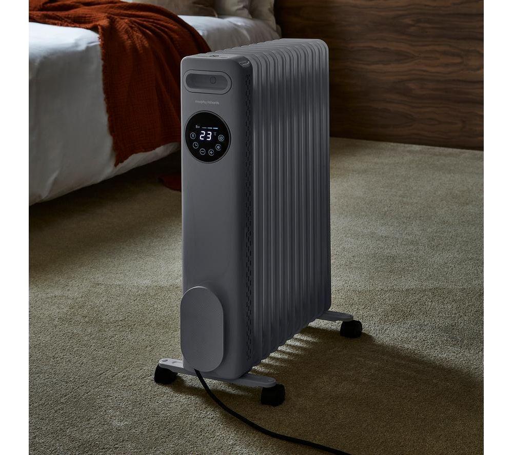 MORPHY RICHARDS HeatFlux 2.5kw Portable Oil-Filled Radiator - Grey image number 5 of 12