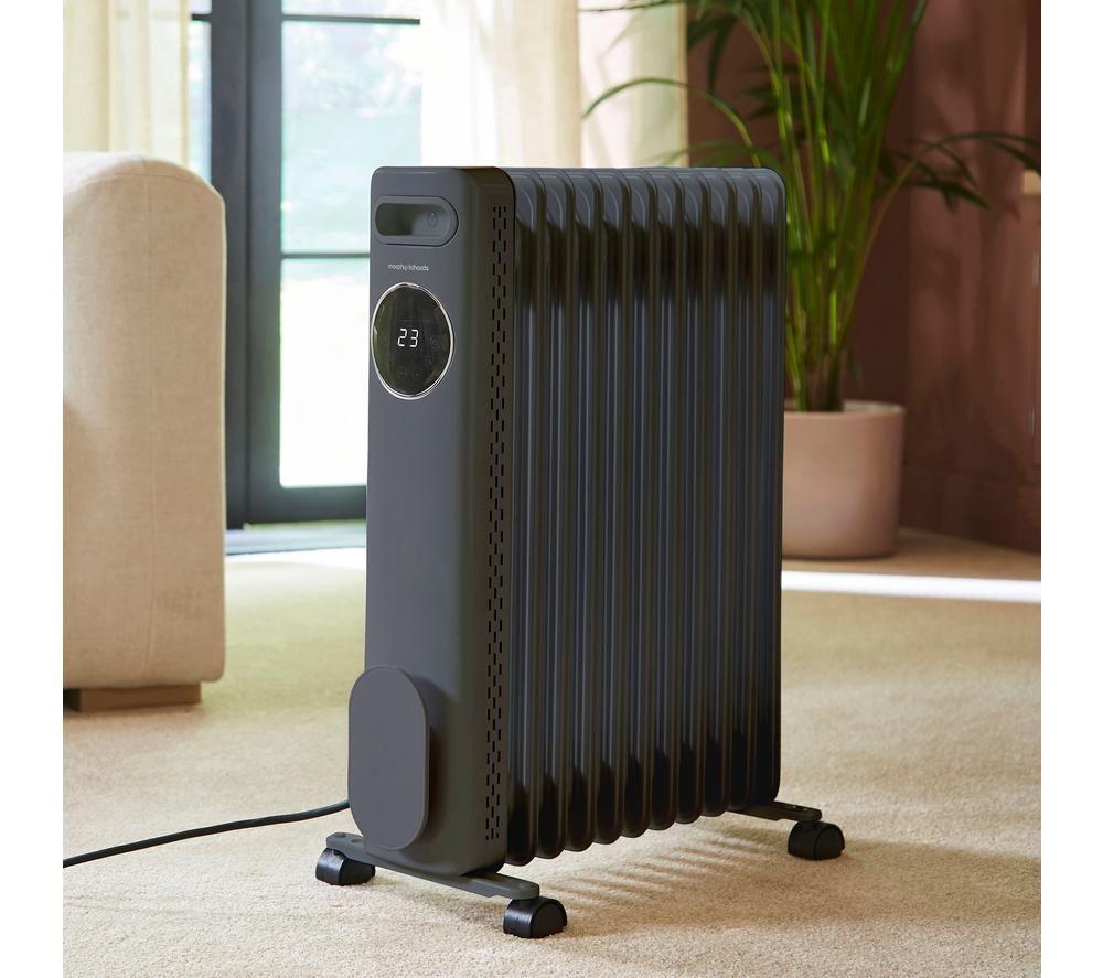 MORPHY RICHARDS HeatFlux 2.5kw Portable Oil-Filled Radiator - Grey image number 6 of 12