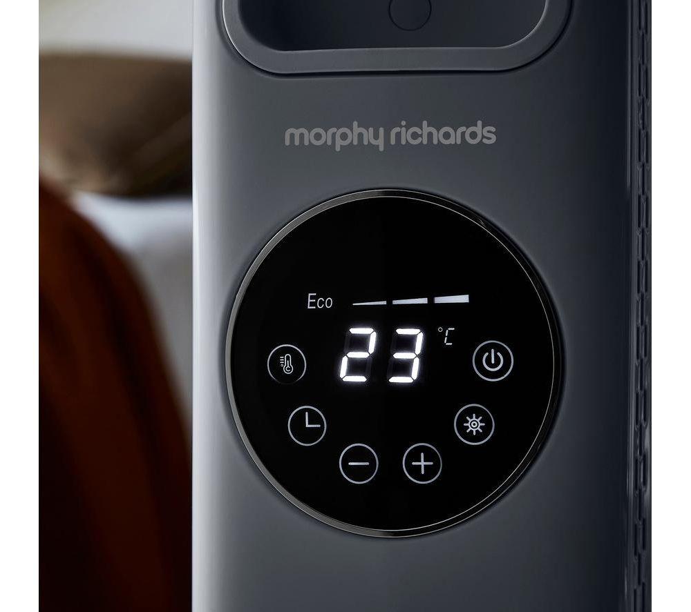 MORPHY RICHARDS HeatFlux 2.5kw Portable Oil-Filled Radiator - Grey image number 9 of 12