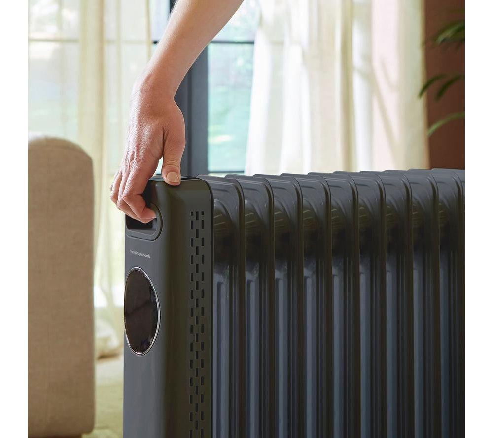 MORPHY RICHARDS HeatFlux 2.5kw Portable Oil-Filled Radiator - Grey image number 12 of 12