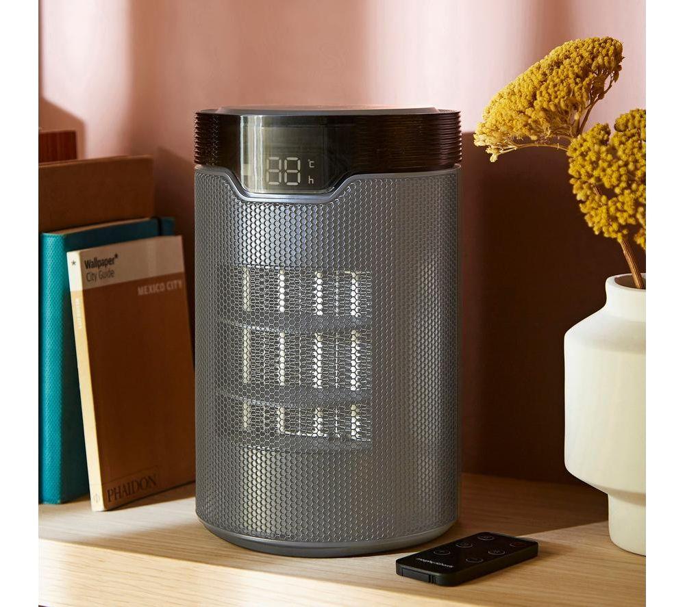 MORPHY RICHARDS HeatFlux 1500 W Hot & Cool Ceramic Fan Heater - Grey image number 4 of 7