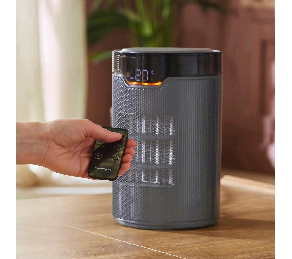 MORPHY RICHARDS HeatFlux 1500 W Hot & Cool Ceramic Fan Heater - Grey image number 5 of 7