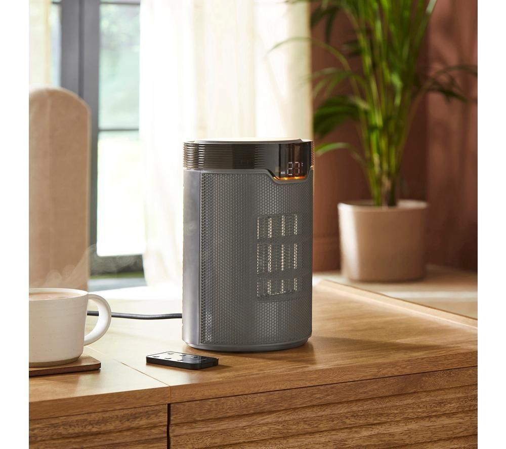 MORPHY RICHARDS HeatFlux 1500 W Hot & Cool Ceramic Fan Heater - Grey image number 6 of 7