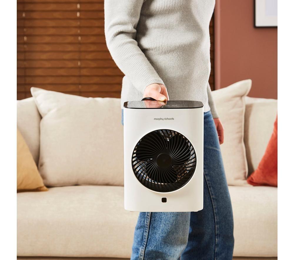 MORPHY RICHARDS HeatFlux 2000 W Portable Hot & Cool Fan Heater - White image number 8 of 11
