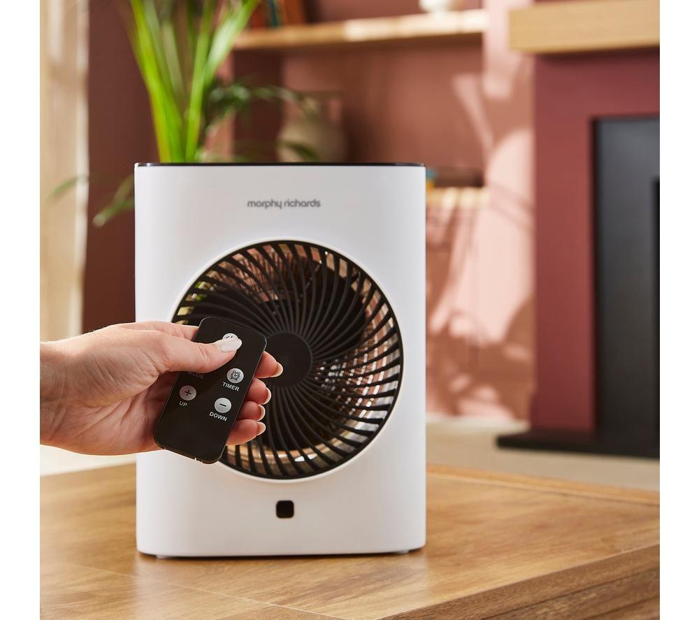 MORPHY RICHARDS HeatFlux 2000 W Portable Hot & Cool Fan Heater - White image number 9 of 11