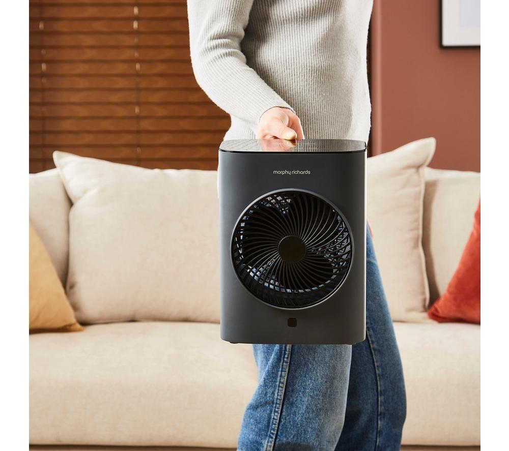 MORPHY RICHARDS HeatFlux 2000 W Portable Hot & Cool Fan Heater - Grey image number 5 of 11
