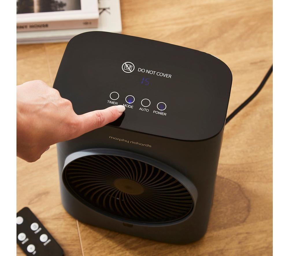 MORPHY RICHARDS HeatFlux 2000 W Portable Hot & Cool Fan Heater - Grey image number 7 of 11