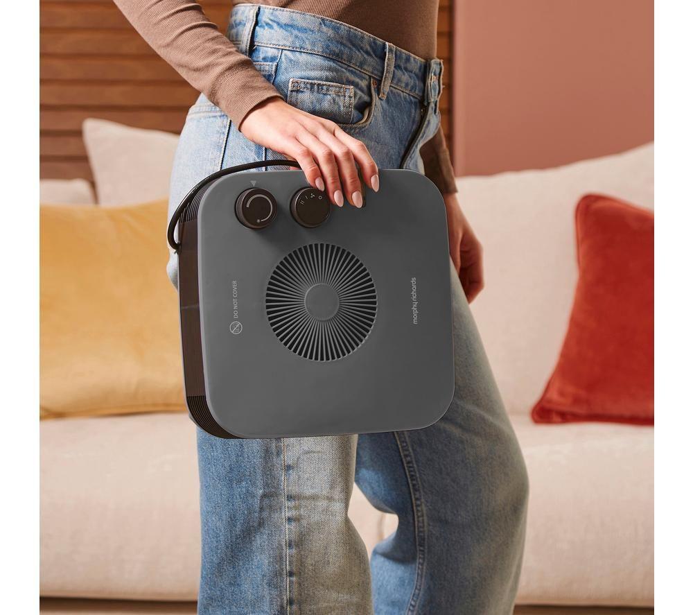 MORPHY RICHARDS HeatFlux 2000 W Portable Fan Heater - Grey image number 6 of 7