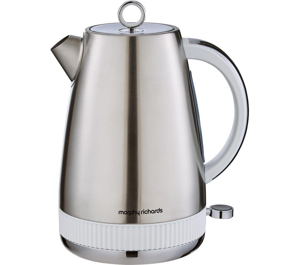 Morphy Richards White Mexborough Jug Kettle, 1.7L, & Stainless Steel - 102903 - Image 11