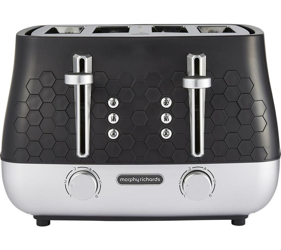 MORPHY RICHARD Cassini 243020 4-Slice Toaster - Moonless Night