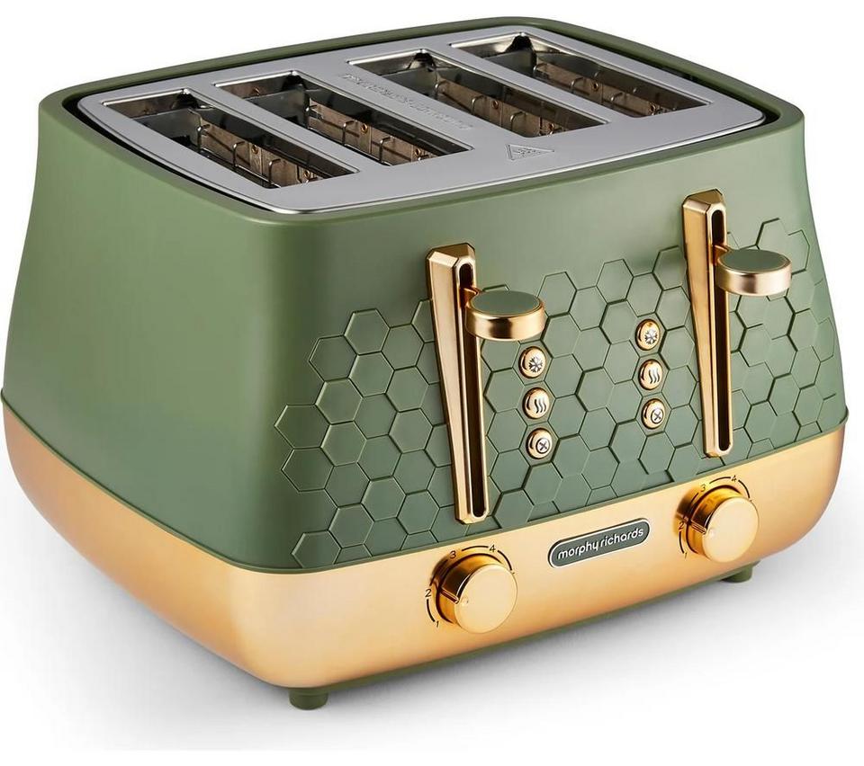 MORPHY RICHARDS Cassini 243022 4-Slice Toaster - Olivine