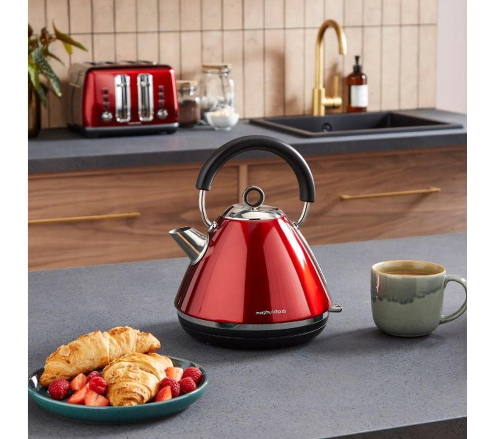 MORPHY RICHARDS Accents Traditional Kettle - Red image number 3 of 10