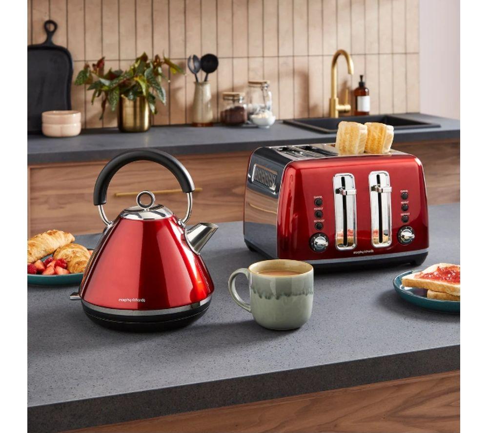 MORPHY RICHARDS Accents Traditional Kettle - Red image number 4 of 10