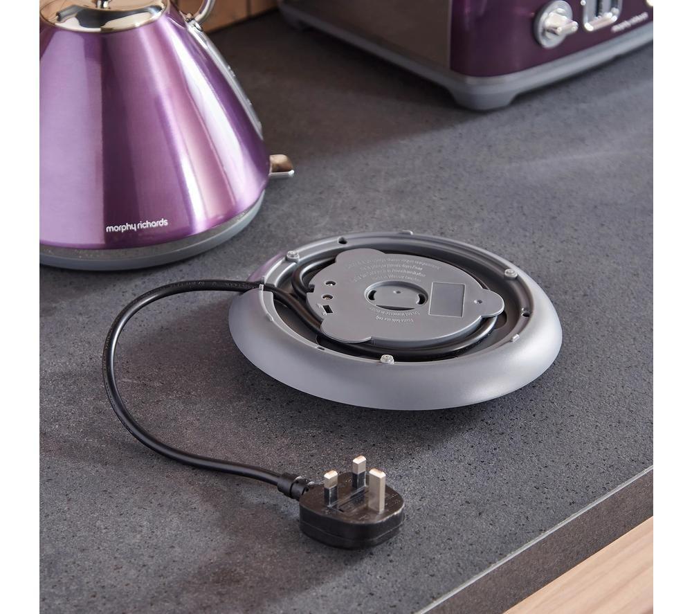 MORPHY RICHARDS Accents Traditional Kettle - Purple image number 5 of 8