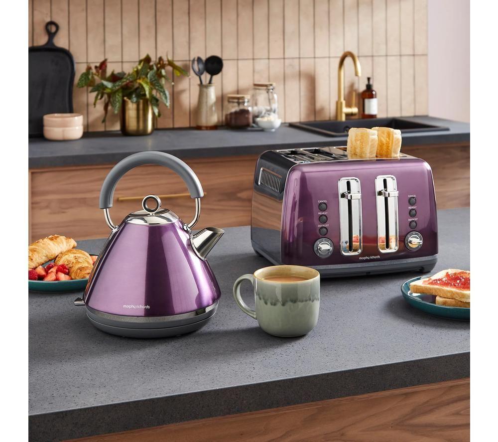 MORPHY RICHARDS Accents Traditional Kettle - Purple image number 6 of 8