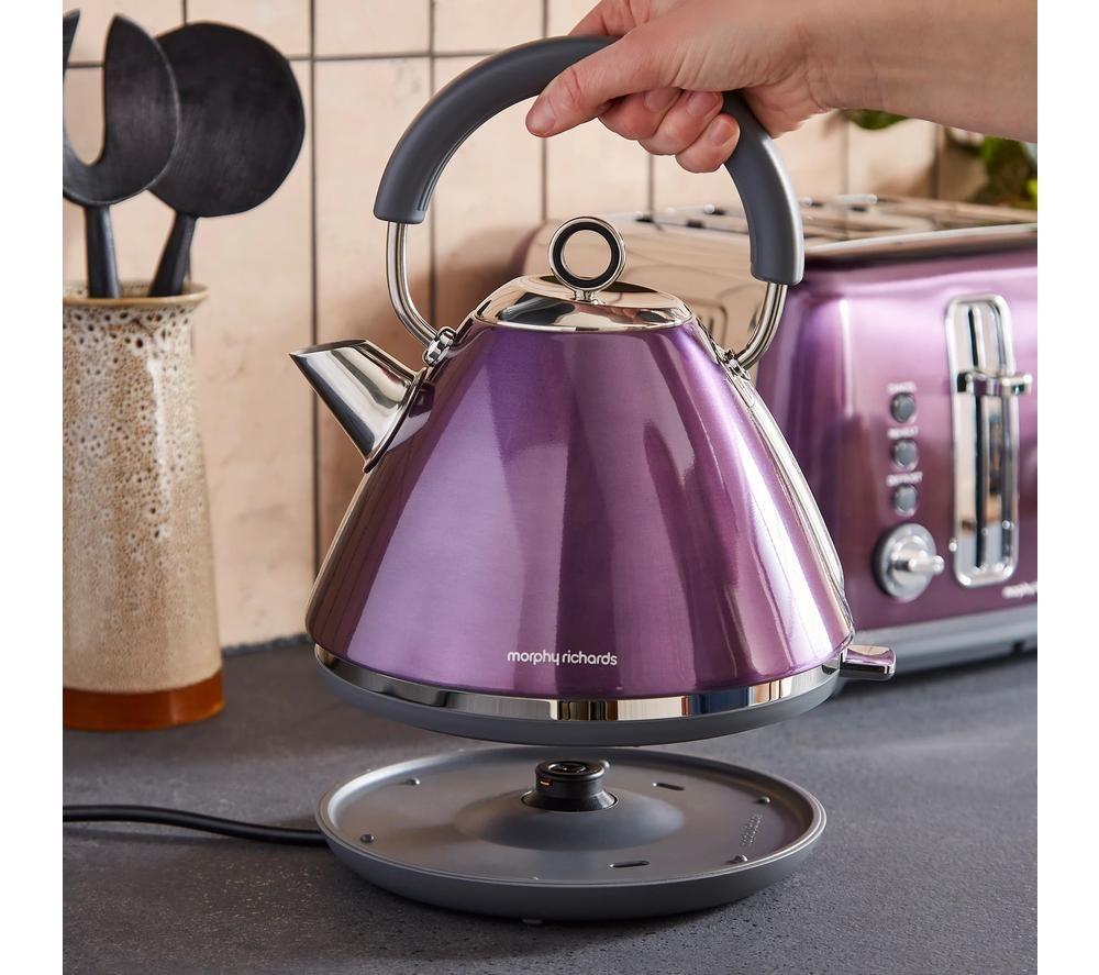 MORPHY RICHARDS Accents Traditional Kettle - Purple image number 7 of 8