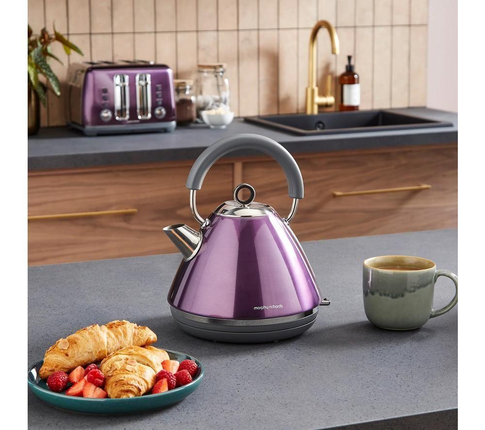 MORPHY RICHARDS Accents Traditional Kettle - Purple image number 8 of 8