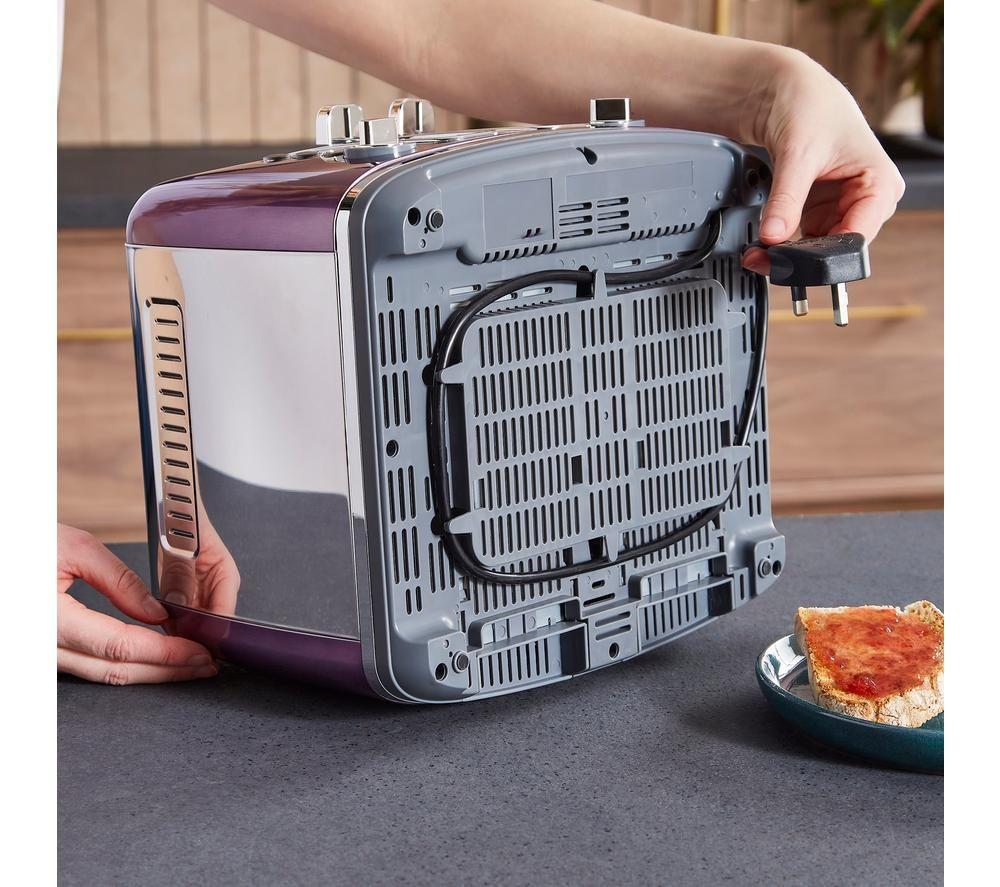 MORPHY RICHARDS Accents 242050 4-Slice Toaster - Purple image number 5 of 7