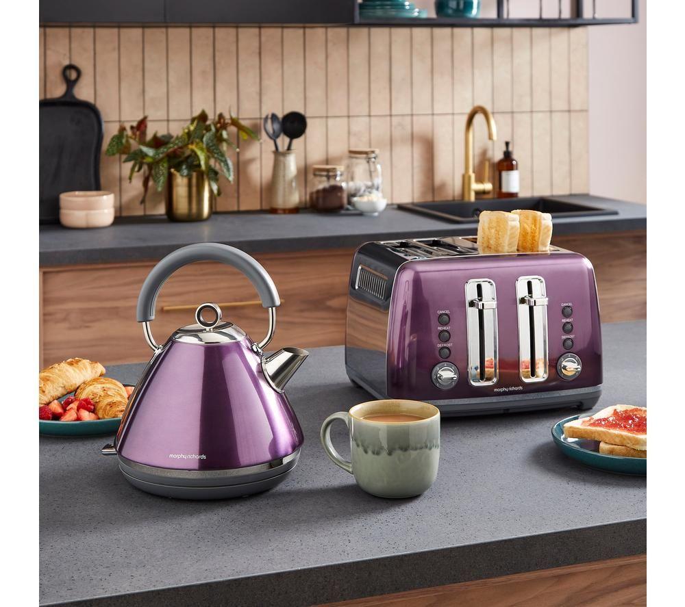 MORPHY RICHARDS Accents 242050 4-Slice Toaster - Purple image number 6 of 7