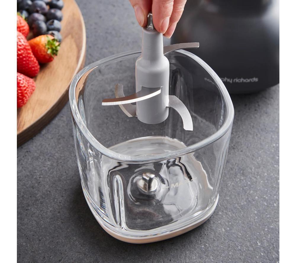 MORPHY RICHARDS 3-in-1 Mini Food Chopper - Grey image number 7 of 8