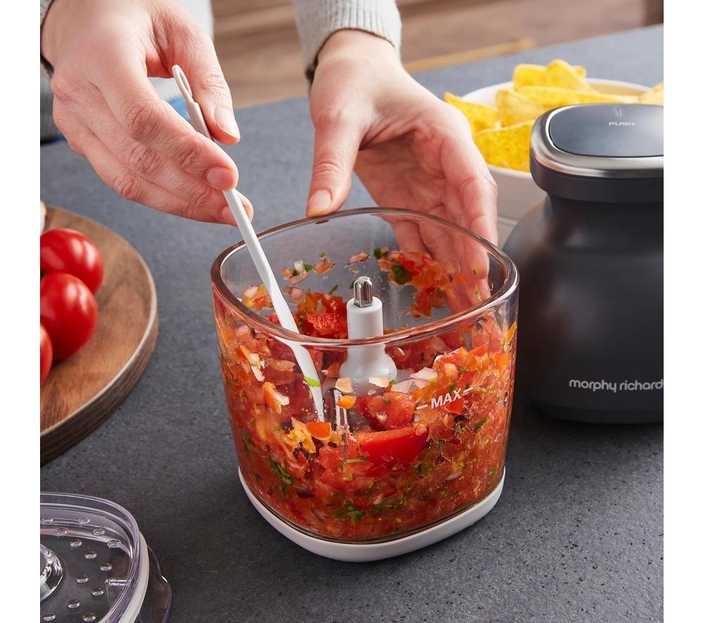 MORPHY RICHARDS 3-in-1 Mini Food Chopper - Grey image number 8 of 8