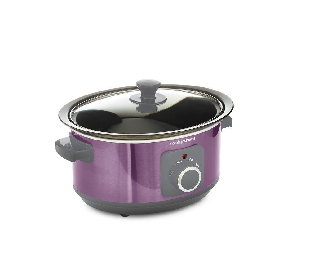 MORPHY RICHARDS Accents Sear & Stew Slow Cooker - Purple image number 13 of 13