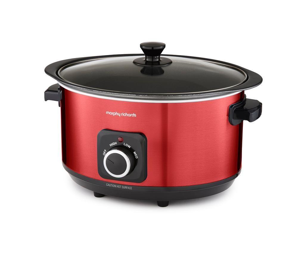 MORPHY RICHARDS Accents Sear & Stew Slow Cooker - Red image number 9 of 9