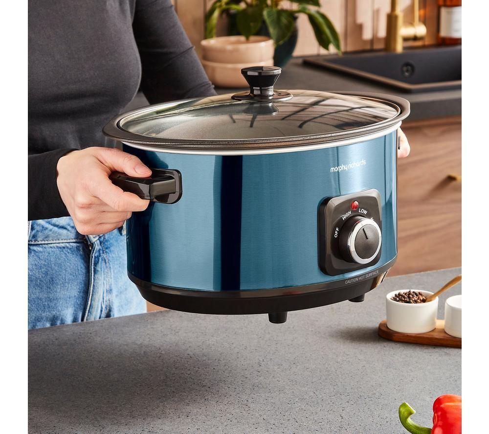 MORPHY RICHARDS Accents Sear & Stew Slow Cooker - Blue image number 6 of 12