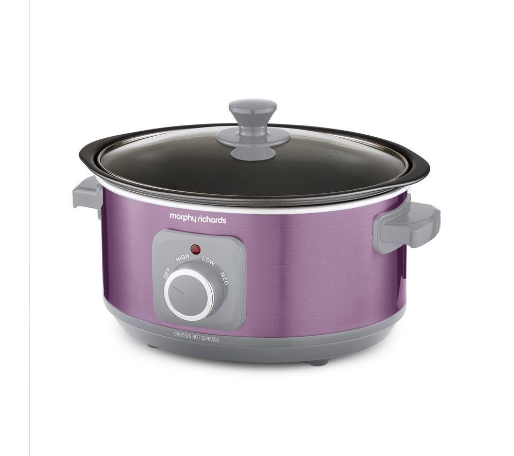 MORPHY RICHARDS Accents Sear & Stew Slow Cooker - Purple image number 12 of 13