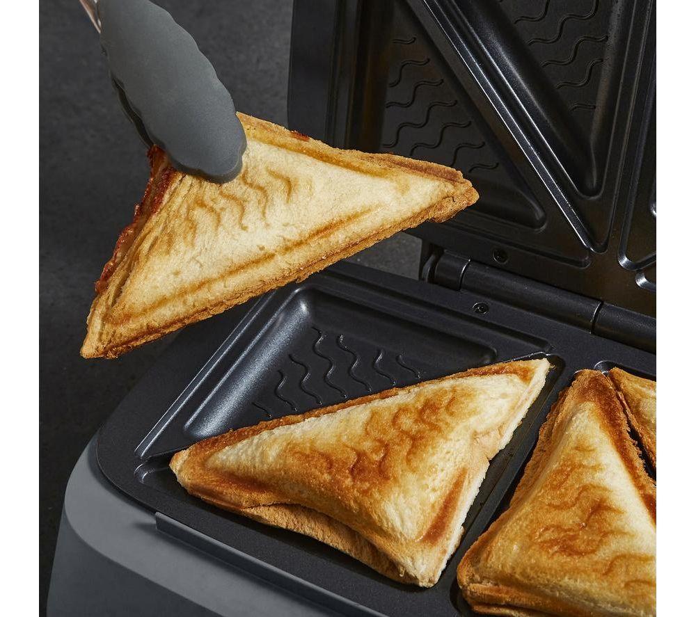 MORPHY RICHARDS GrillX Sandwich Toaster - Grey image number 8 of 9