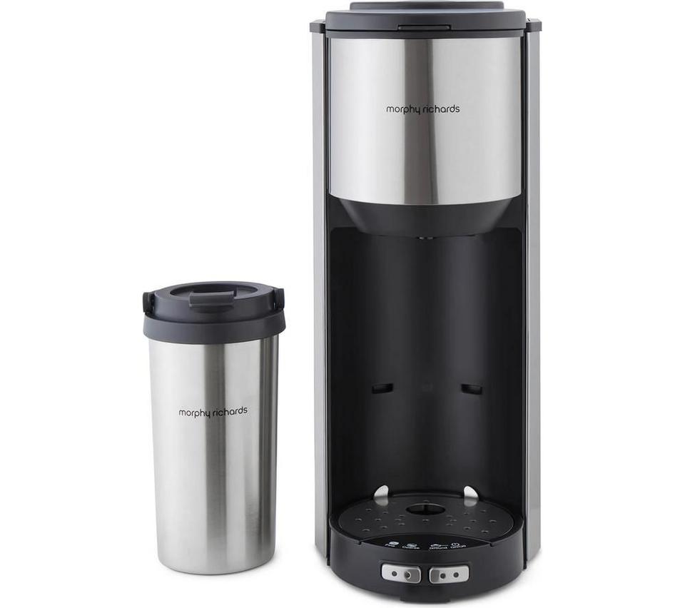 MORPHY RICHARDS Tazza Pour & Go 162105 Filter Coffee Machine - Silver