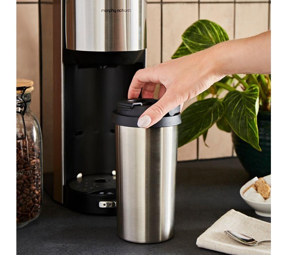 MORPHY RICHARDS Tazza Pour & Go 162105 Filter Coffee Machine - Silver image number 9 of 15
