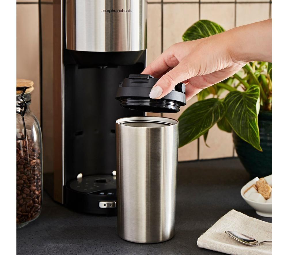 MORPHY RICHARDS Tazza Pour & Go 162105 Filter Coffee Machine - Silver image number 12 of 15