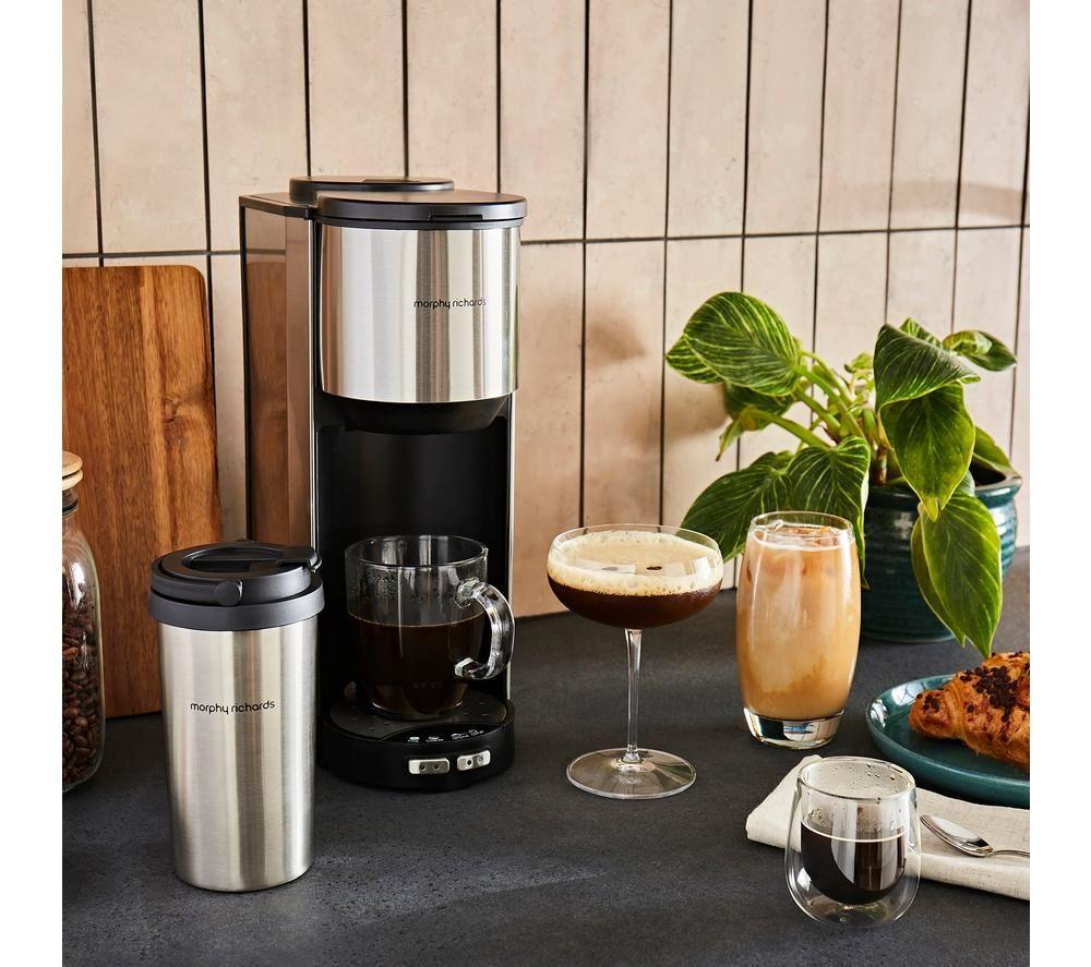 MORPHY RICHARDS Tazza Pour & Go 162105 Filter Coffee Machine - Silver image number 14 of 15