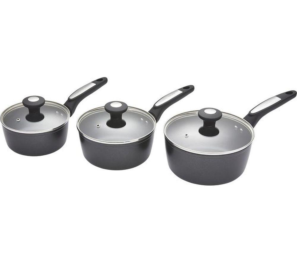 MORPHY RICHARDS 3-piece Non-stick Saucepan Set - Graphite image number 2 of 9