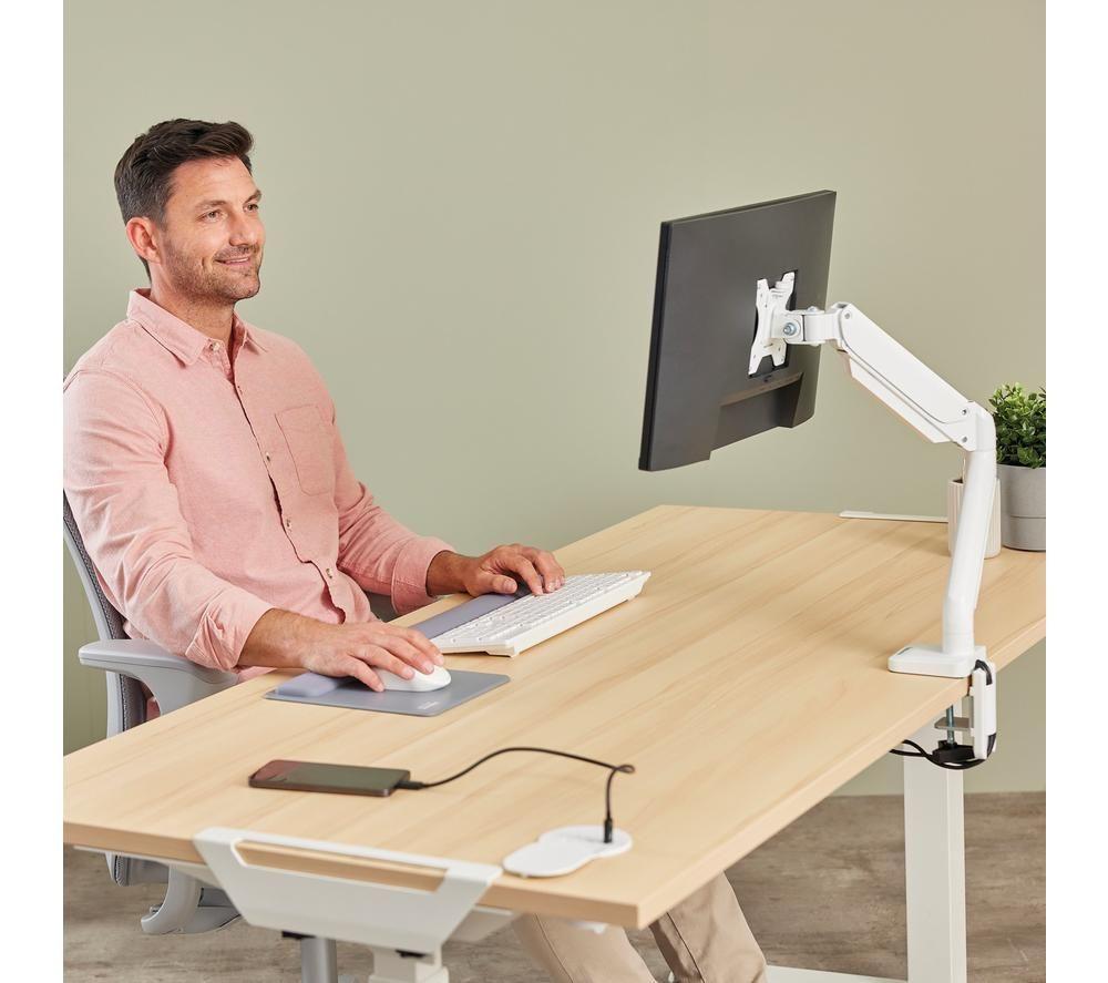 FELLOWES Power Spot Extension Lead with USB &ndash; 2 m, White image number 9 of 9