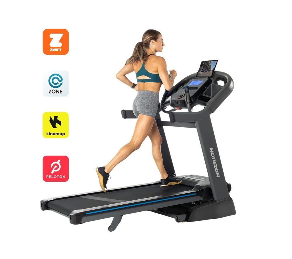 HORIZON FITNESS 7.4AT-24 Smart Bluetooth Treadmill - Black image number 2 of 3