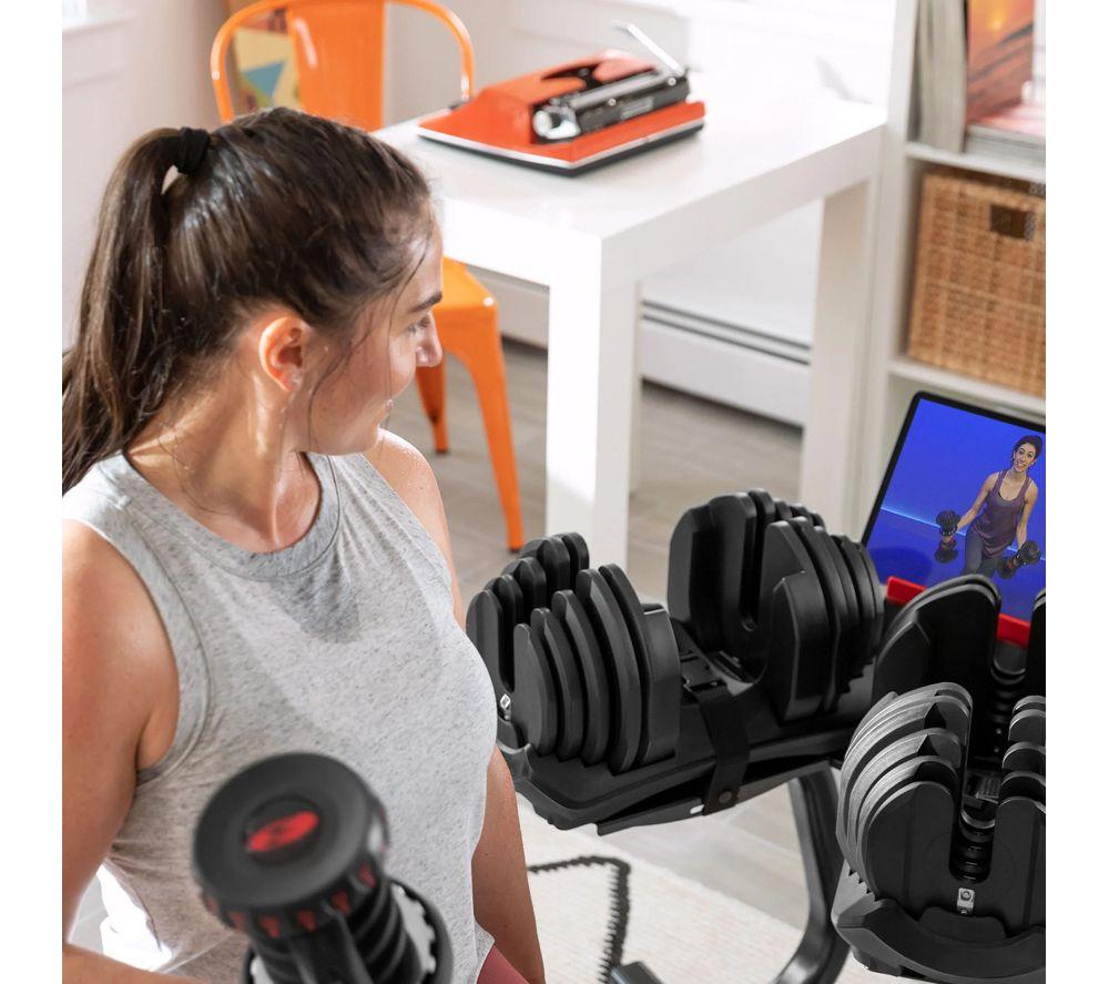 BOWFLEX SelectTech 1090i Dumbbell - Black image number 3 of 4