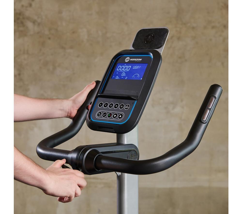 HORIZON FITNESS HCB0243-03 Paros 3.0 Upright Exercise Bike - Black image number 9 of 10