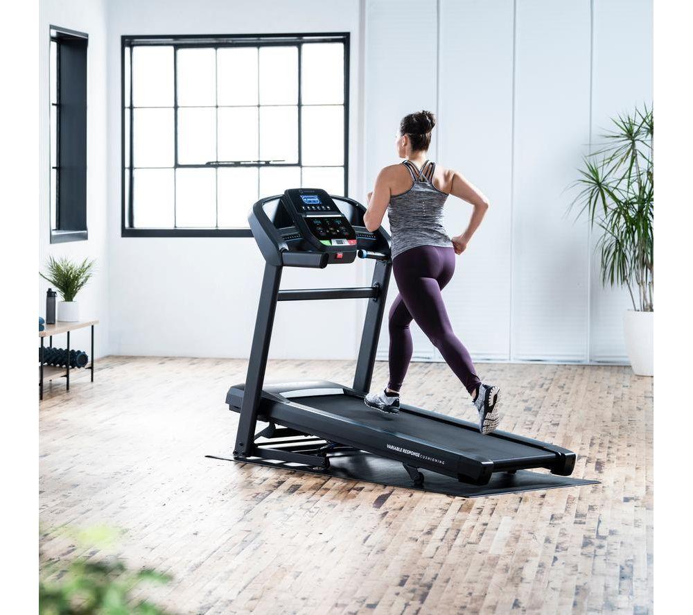 HORIZON FITNESS T202 Smart Bluetooth Treadmill - Black & Silver image number 4 of 5
