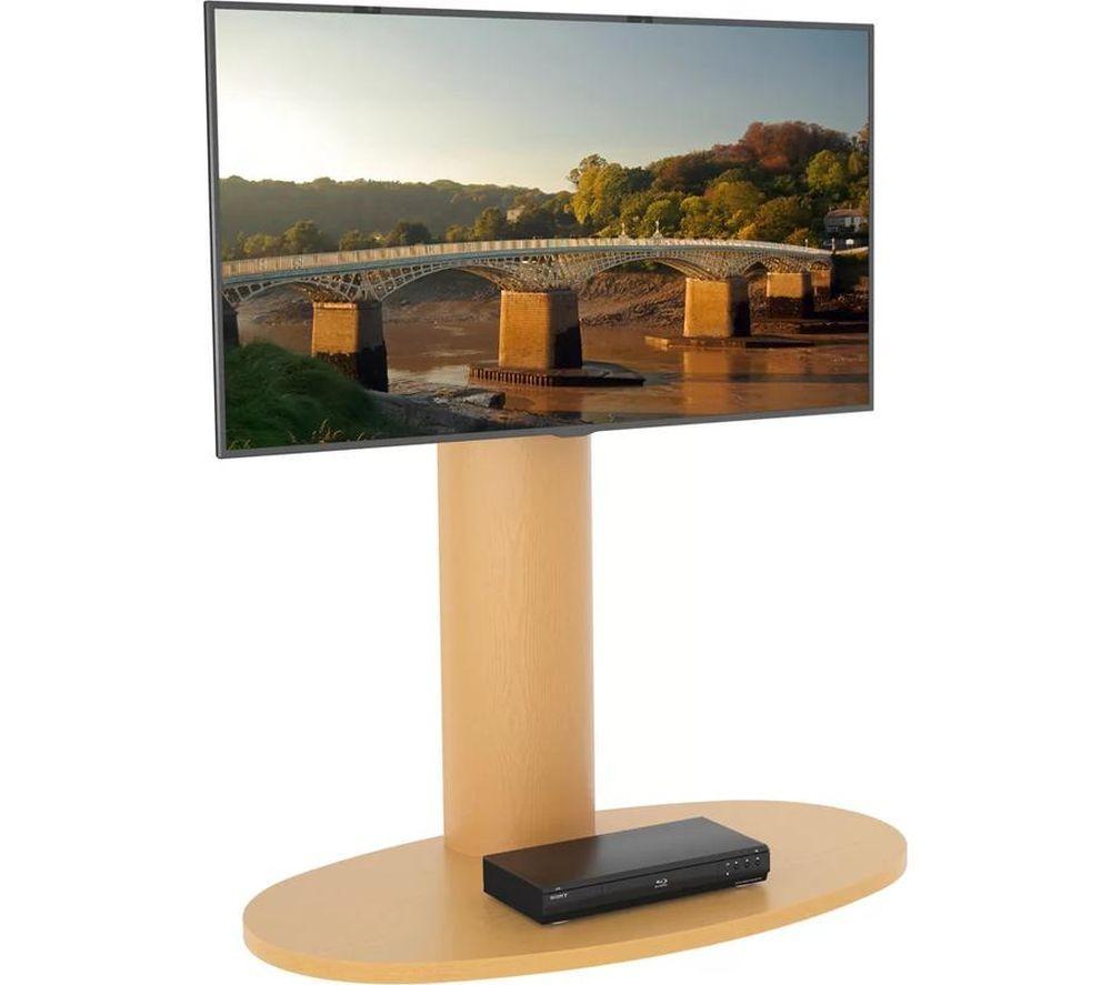AVF Affinity Chepstow One FL930CHEO 930 mm TV Stand with Bracket for up to 65" TVs - Oak image number 8 of 10