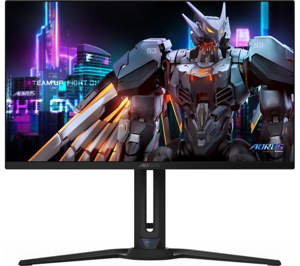 Gigabyte Aorus Fo27q5p Ek Quad Hd 27" Qd-Oled Gaming Monitor - Black, Black