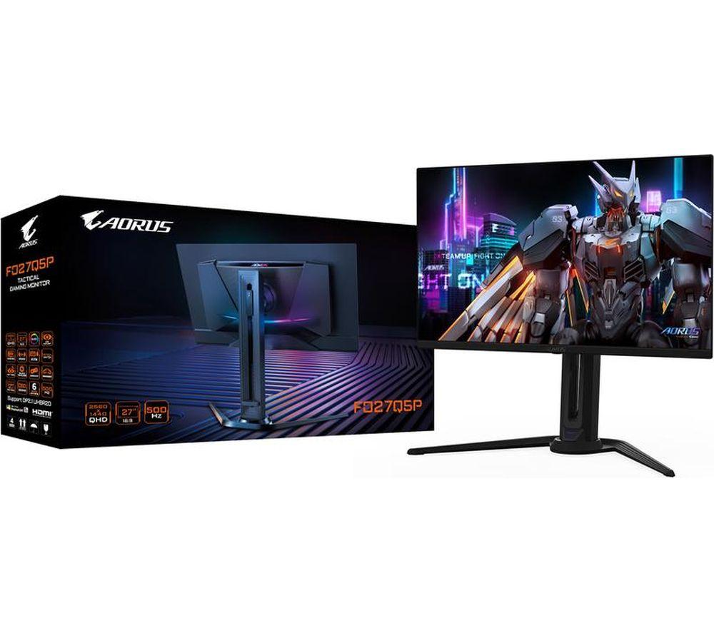 GIGABYTE AORUS FO27Q5P EK Quad HD 27" QD-OLED Gaming Monitor - Black image number 8 of 8