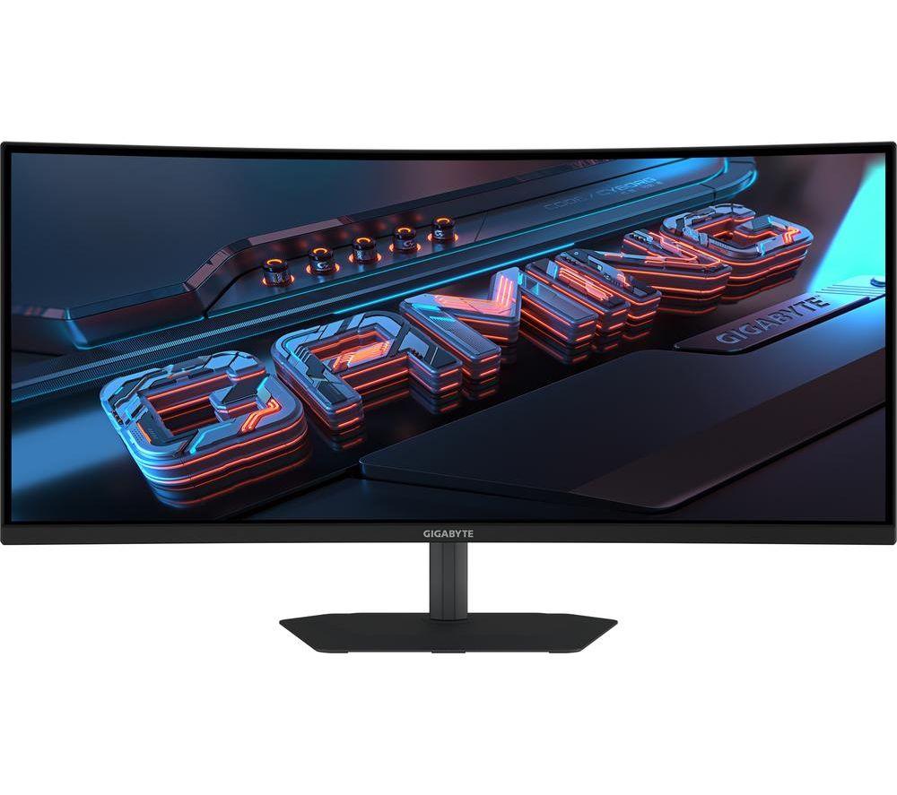Gigabyte G34wqc2 Wide Quad Hd 34" Curved Led Gaming Monitor - Black, Black