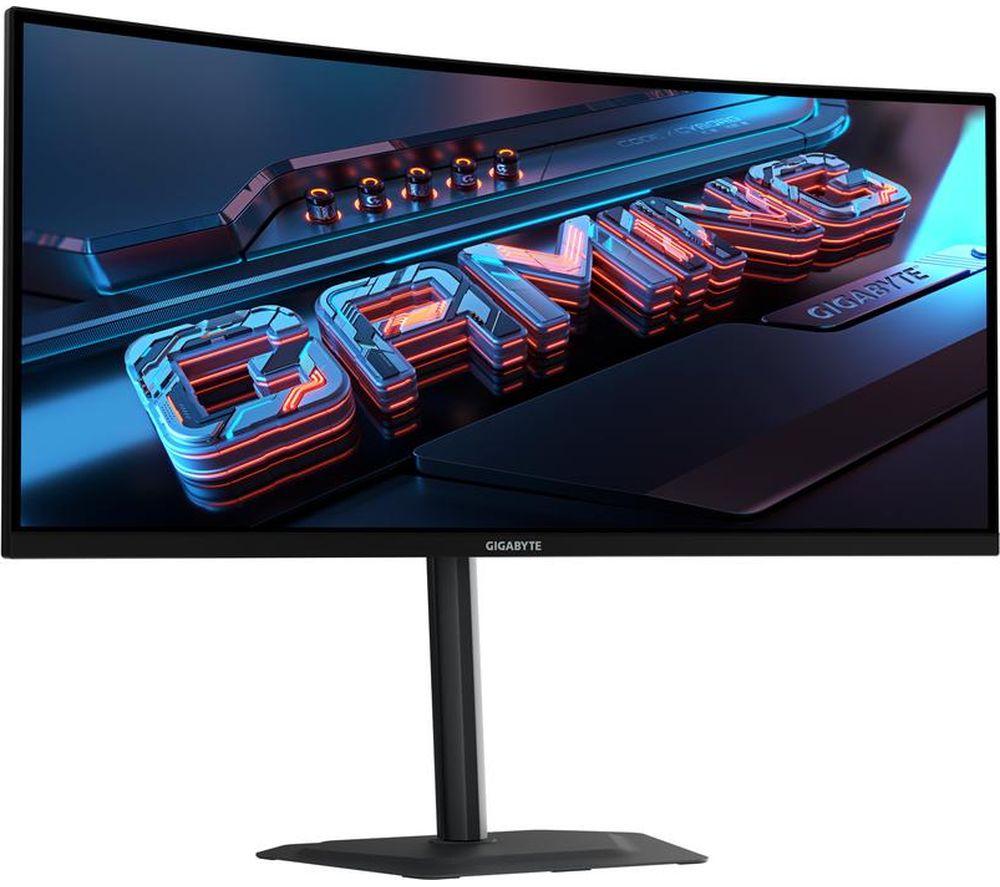 GIGABYTE G34WQC2 Wide Quad HD 34" Curved LED Gaming Monitor - Black image number 3 of 7